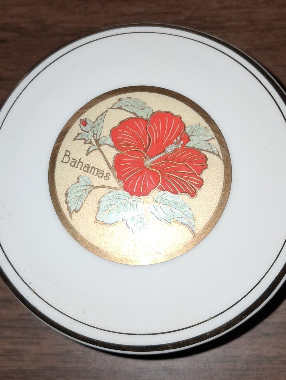 MICA CHOKIN 24kt GOLD Bahamas Trinket Dish